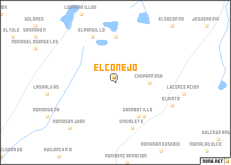 map of El Conejo