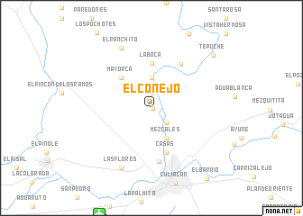 map of El Conejo