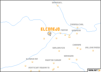 map of El Conejo