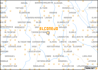 map of El Conejo