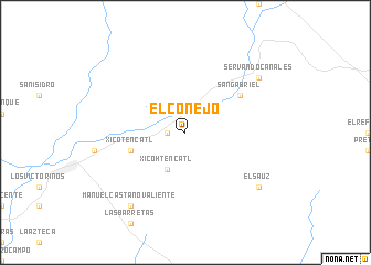 map of El Conejo