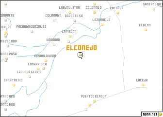 map of El Conejo
