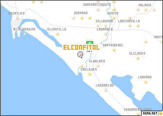 map of El Confital