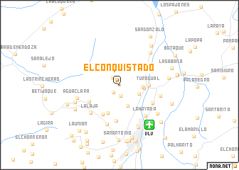 map of El Conquistado