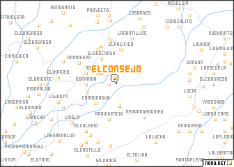 map of El Consejo