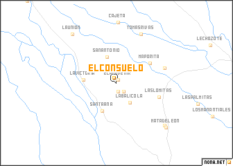 map of El Consuelo