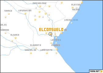 map of El Consuelo