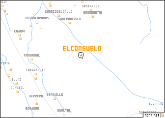 map of El Consuelo