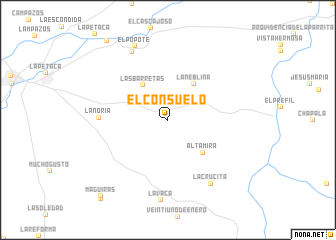 map of El Consuelo