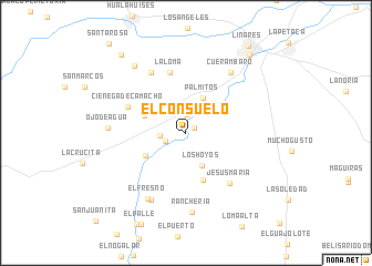 map of El Consuelo