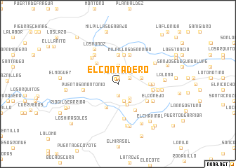 map of El Contadero