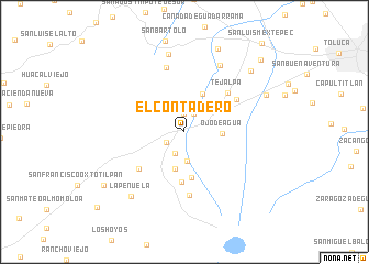 map of El Contadero