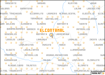 map of El Contamal