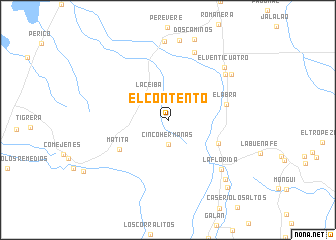 map of El Contento