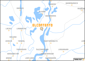 map of El Contento