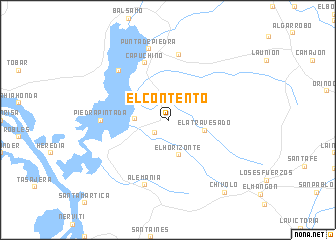 map of El Contento