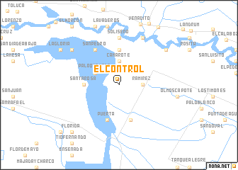 map of El Control