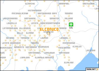 map of El Conuco