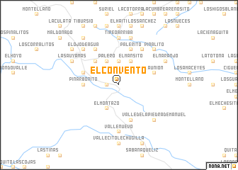 map of El Convento