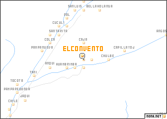 map of El Convento