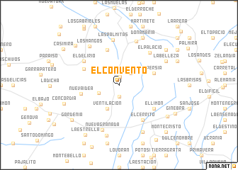 map of El Convento