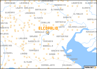 map of El Copalío