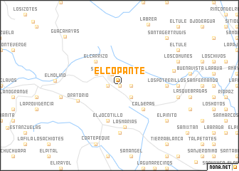 map of El Copante