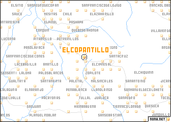 map of El Copantillo