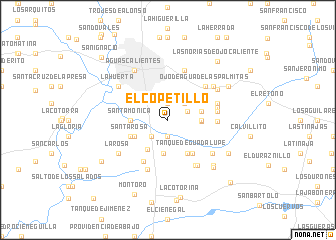 map of El Copetillo