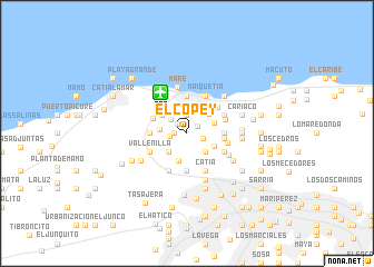 map of El Copey