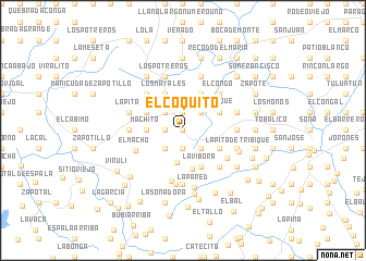 map of El Coquito