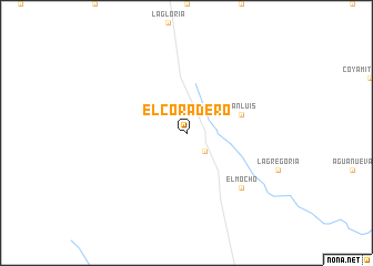 map of El Coradero