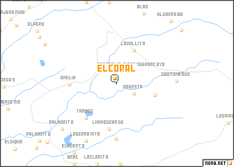 map of El Coral