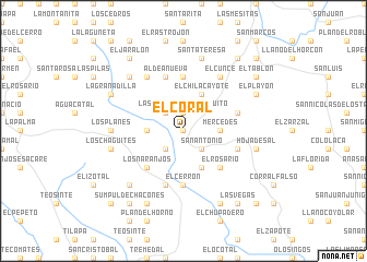 map of El Coral