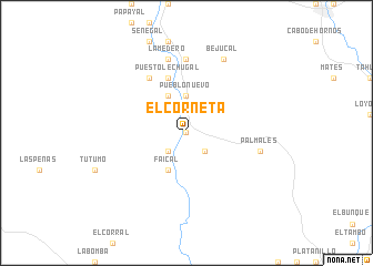 map of El Corneta