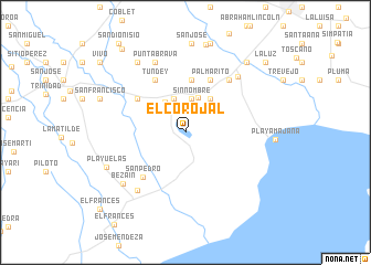 map of El Corojal