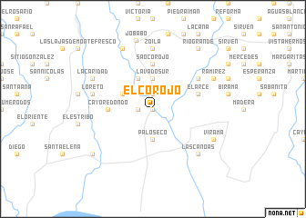 map of El Corojo