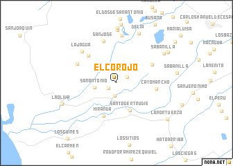 map of El Corojo