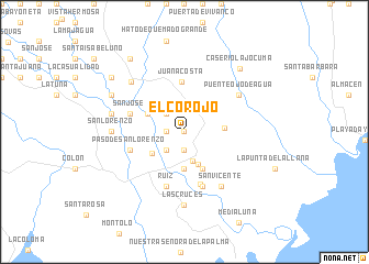 map of El Corojo