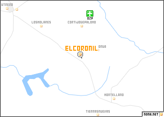 map of El Coronil