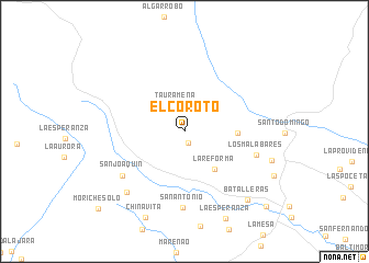 map of El Coroto