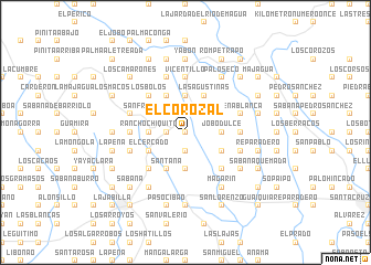 map of El Corozal