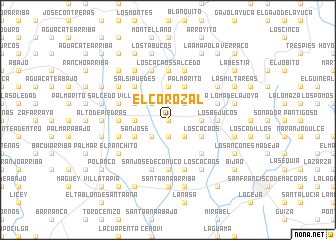 map of El Corozal