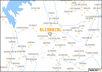 map of El Corozal