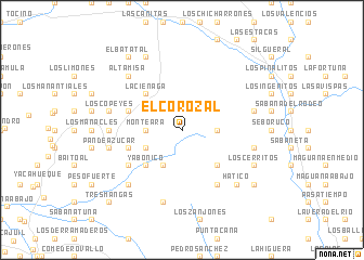 map of El Corozal