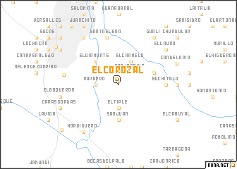 map of El Corozal