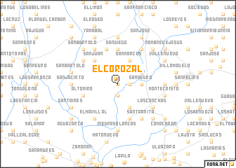 map of El Corozal