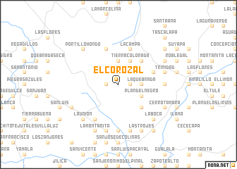 map of El Corozal