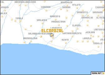 map of El Corozal