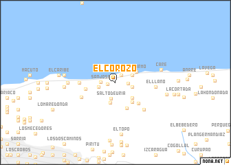 map of El Corozo